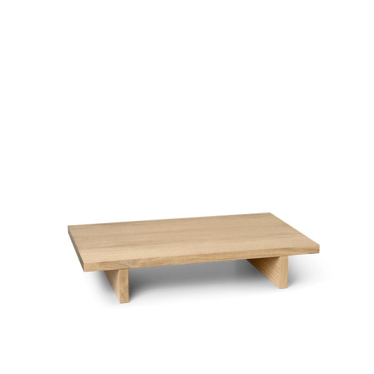 Bord Kona Low Table fra Ferm Living i naturlig eik.