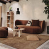 Teppe Stille Tufted Rug fra Ferm Living, i fargen Toffee