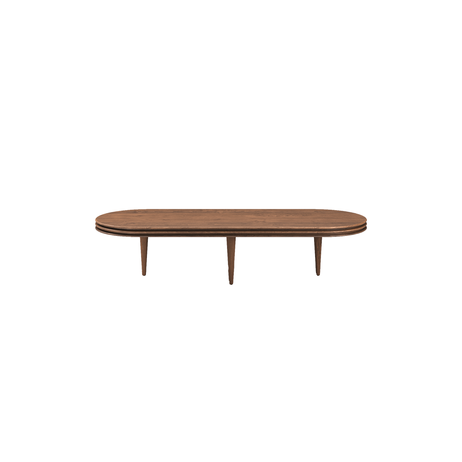 Ute etter et sofabord i tre med det lille ekstra? Det ovale Groove Coffee Table fra dk3 har en litt annerledes og elegant utforming med en dekorativ horisontal rillet kant. Bordet er designet av danske Christian Troels, er laget i vakkert og solid heltre og kan fås i ulike størrelser, høyder og treslag – noe som gjør at det kan passe inn i ethvert hjem. Her med høyde på 30 cm.