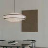 Stor taklampe Kite Pendant Lamp Black and White fra New Works.