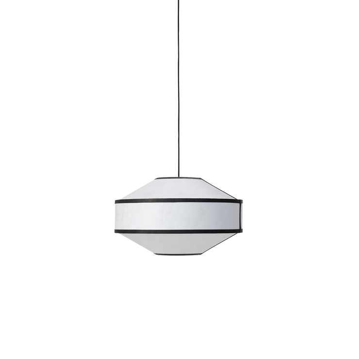 Liten taklampe Kite Pendant Lamp Black and White fra New Works.