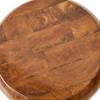 Krakken Wooden Stool Chestnut fra HK Living