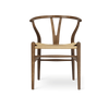 Spisestol CH24 Wishbone Chair i røkt oljet eik med naturpapirsnor