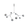 Lampen fra 101 Copenhagen kombinerer form og funksjon, med en nøye utformet konstruksjon som maksimerer lyspotensialet. Kromfinishen gir en sofistikert eleganse til moderne interiører. Taklampe i stor variant.