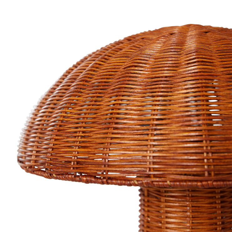 Bordlampe Rattan Table Lamp fra HK Living i naturfarget rotting.