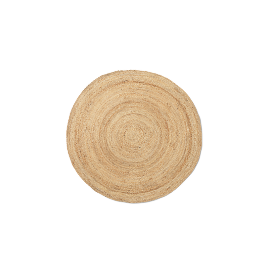 Rundt teppe: Teppe Eternal Round Rug Natural fra Ferm Living